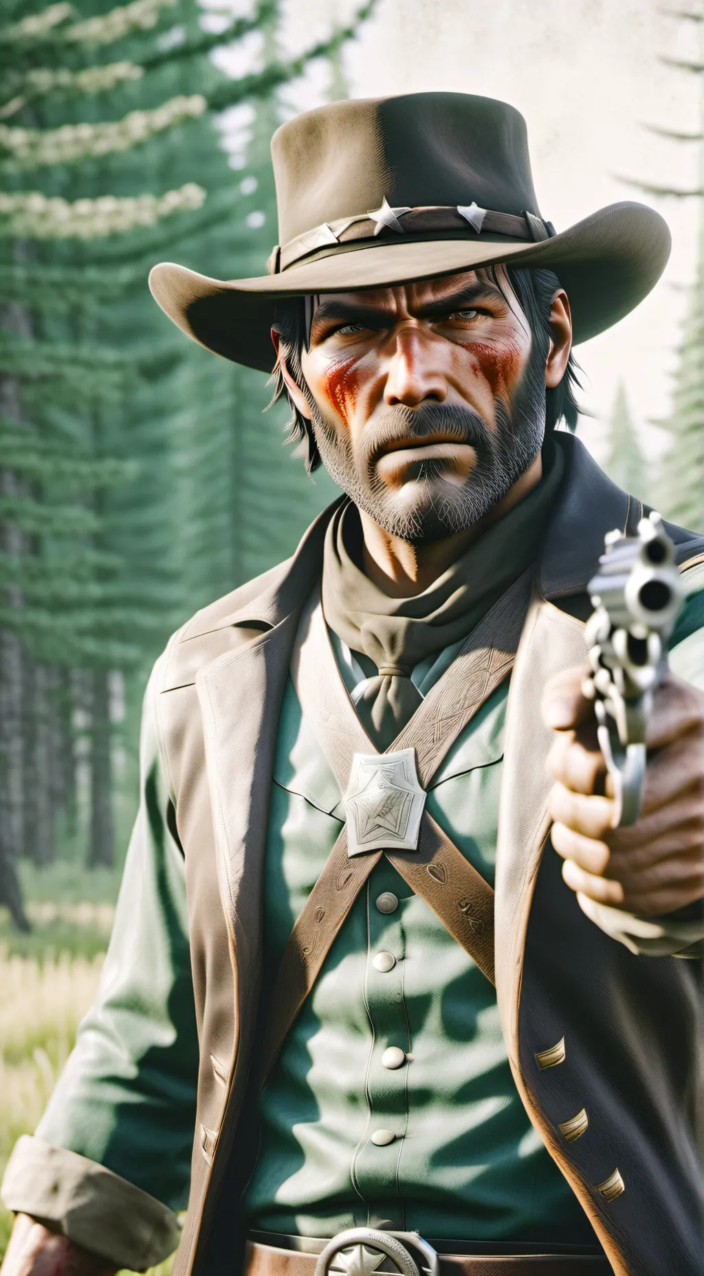 ai character: RDR2 Mission background