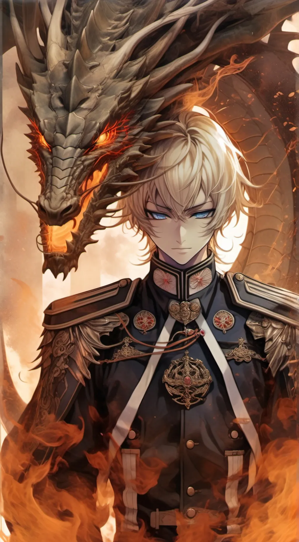 ai character: Orion  background