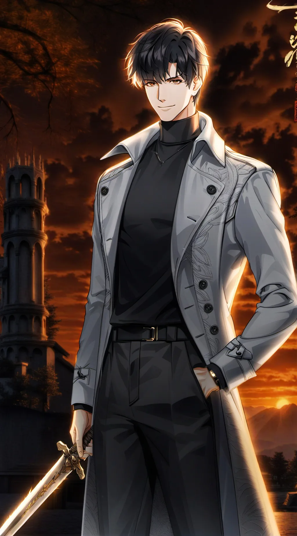 ai character: BYND TRNSCNDNC background