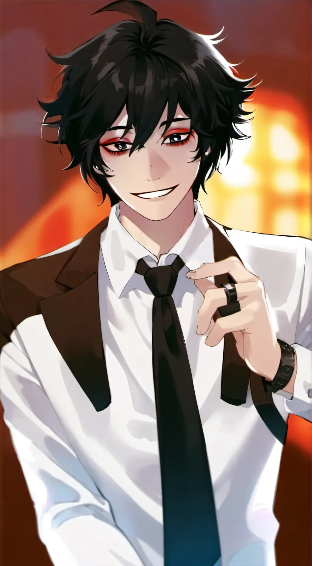 ai character: Thomas x linda / background