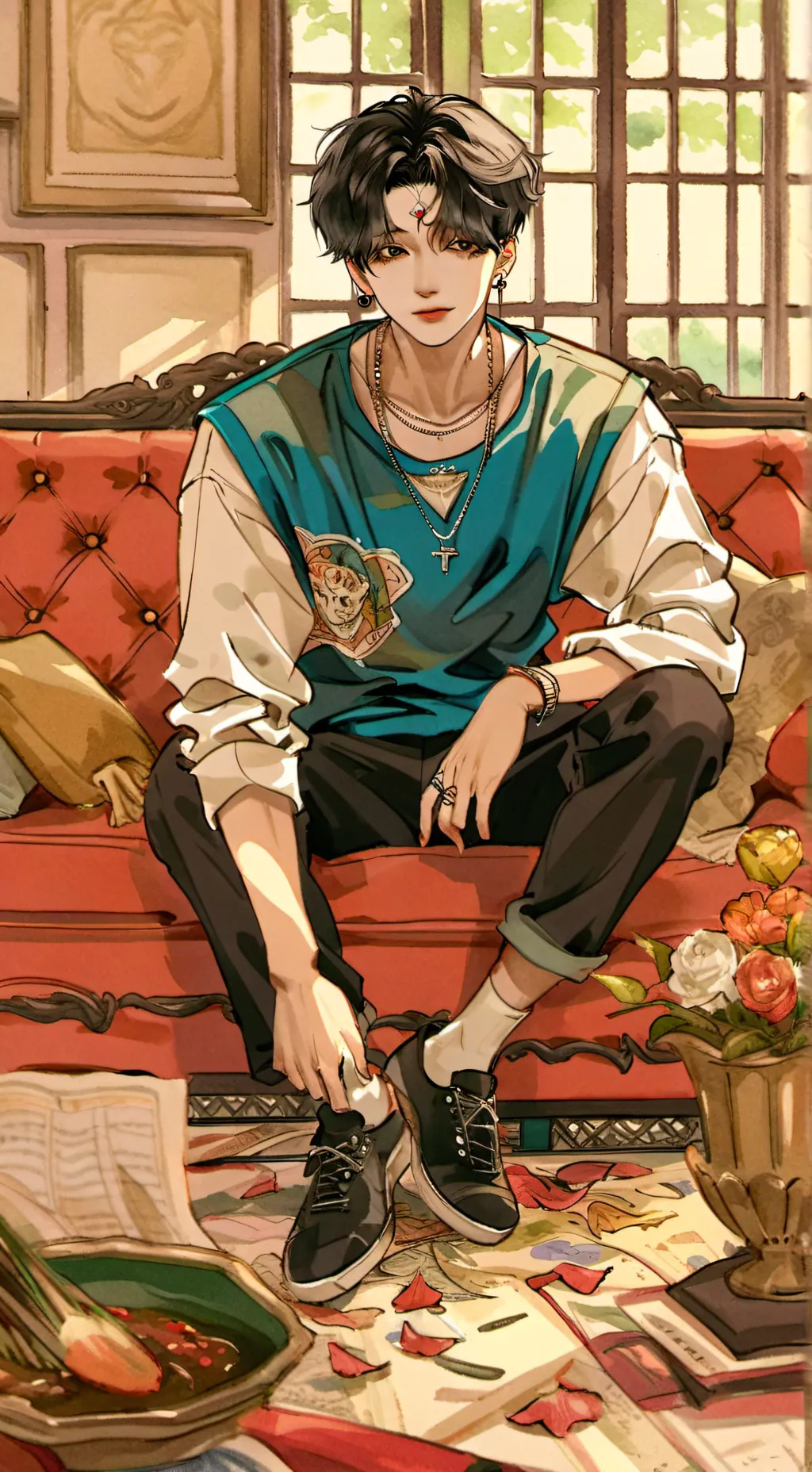 ai character: ✧~Felix~✧ background