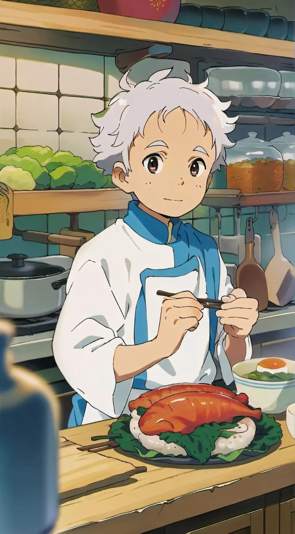 ai character: Heaven's Kitchen background