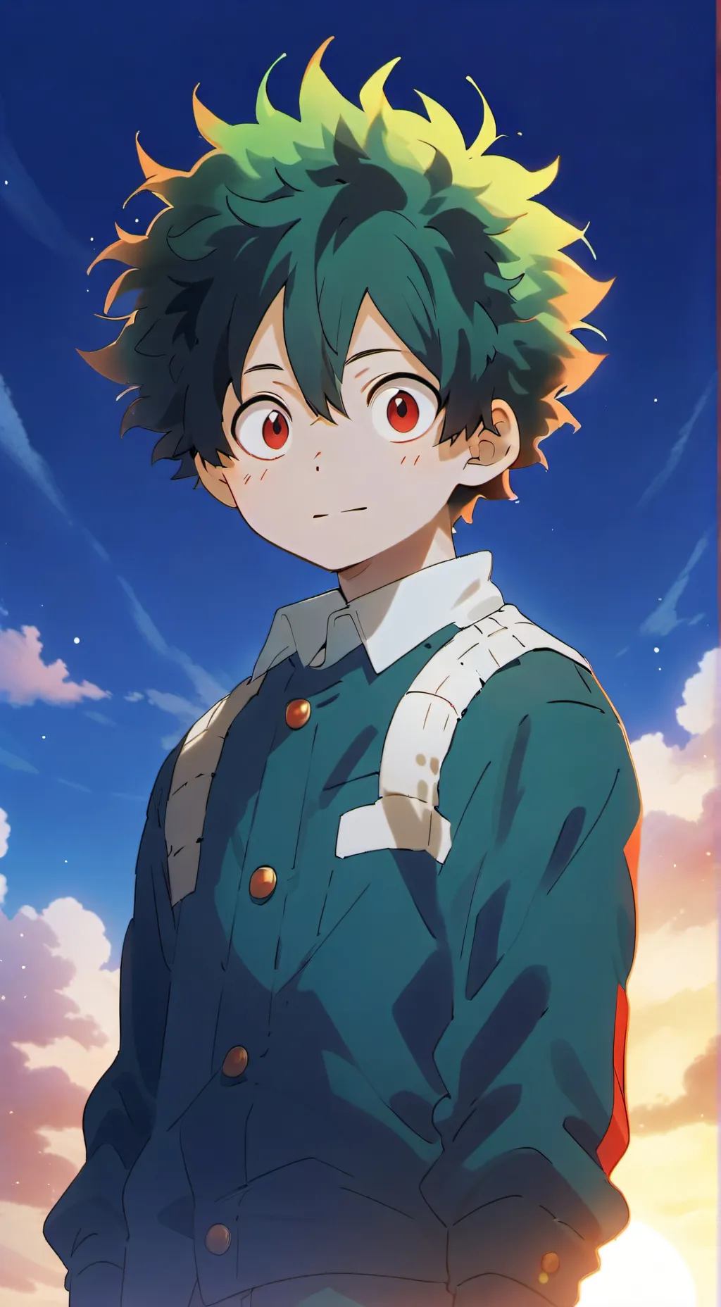 ai character: Deku's rage background