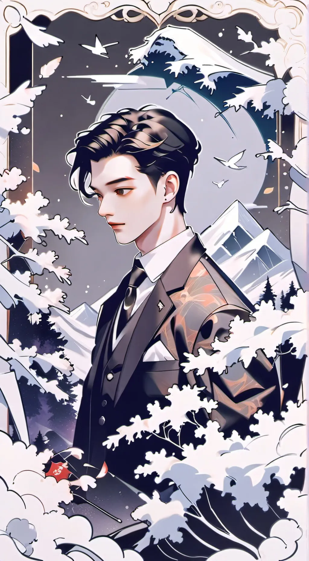 ai character: hello there background