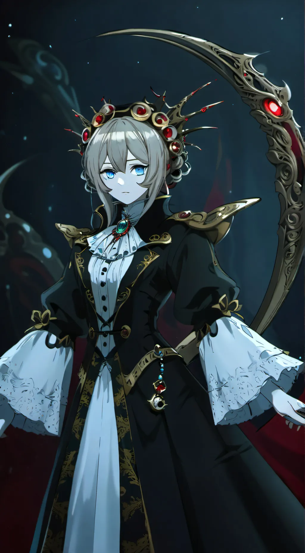 ai character: Sandrone LoL AU background