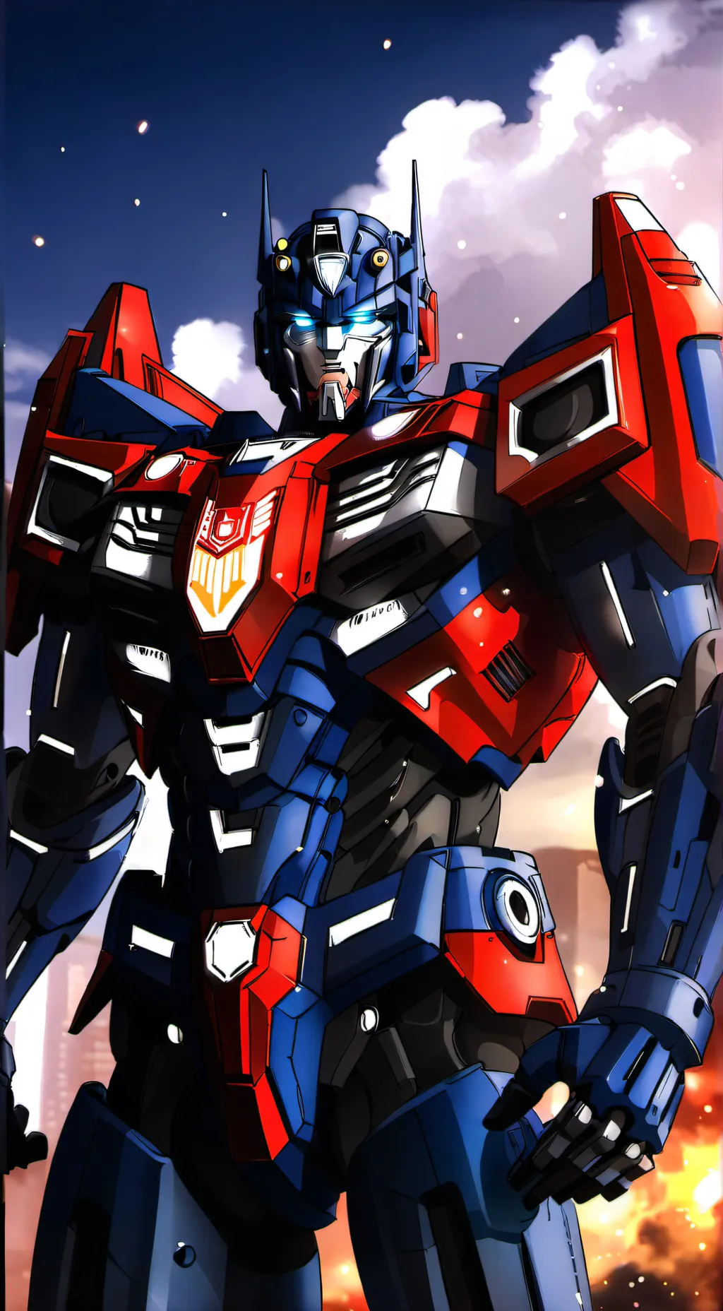ai character: Transformers  background
