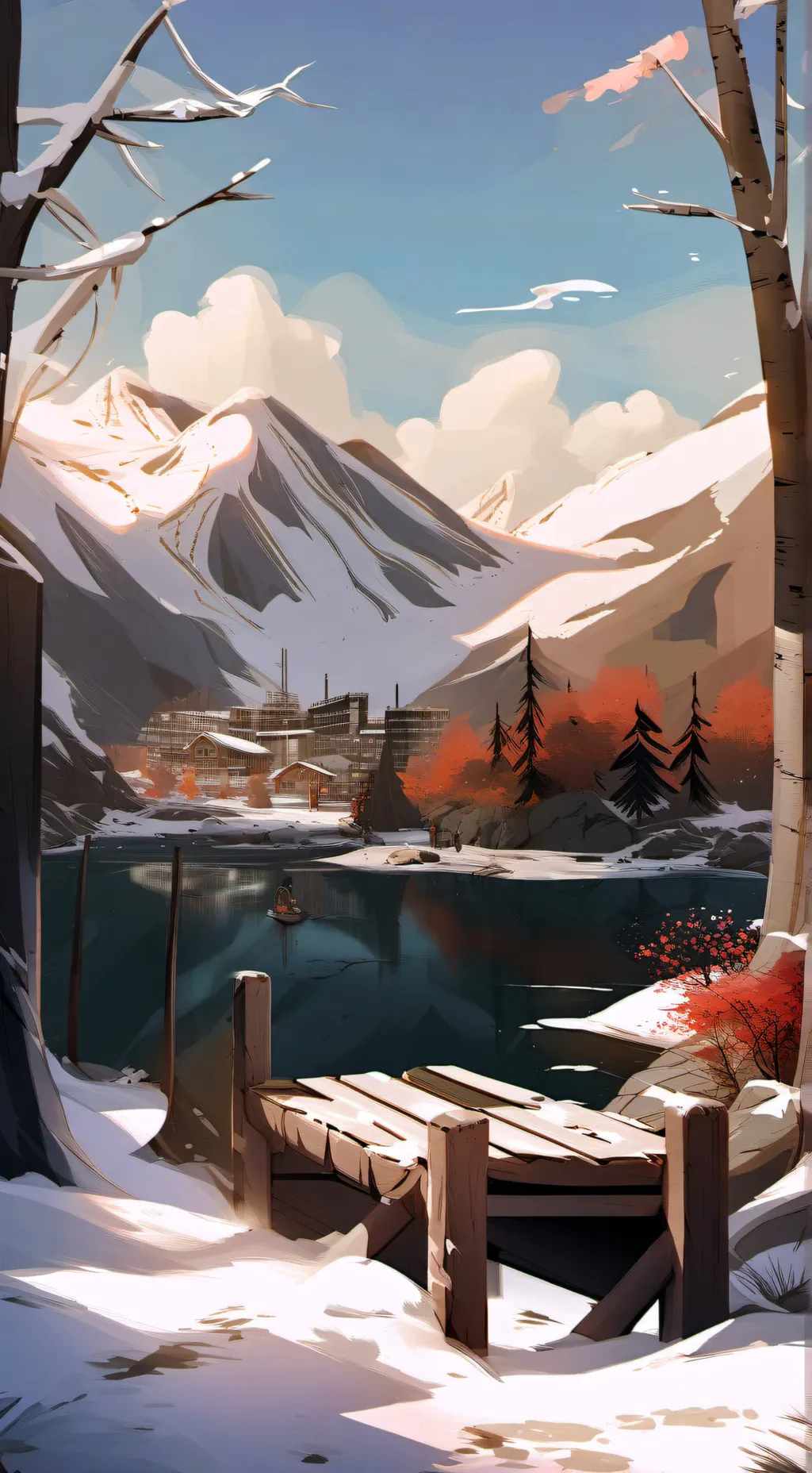 ai character: Cod-Arctic background