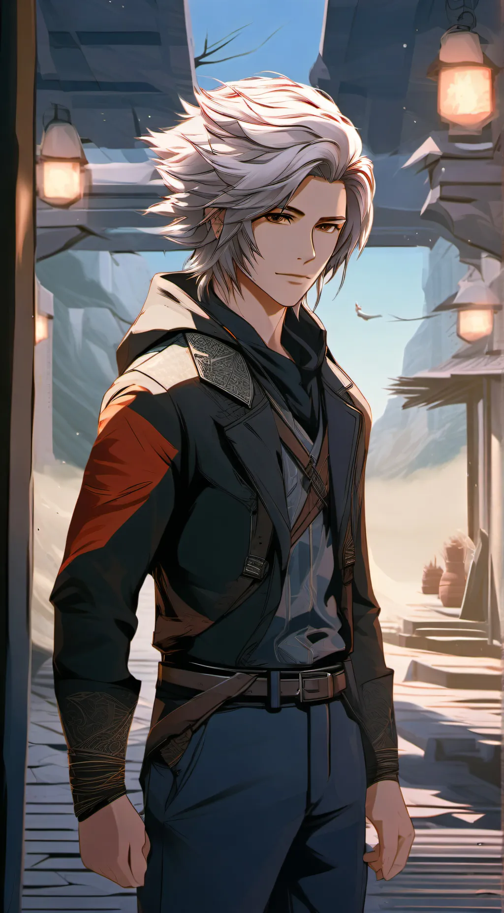 ai character: computer help background