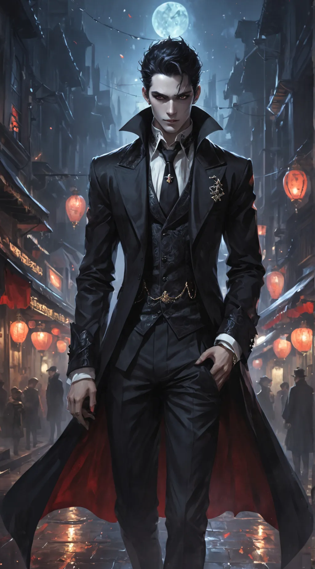 ai character: Lucien background
