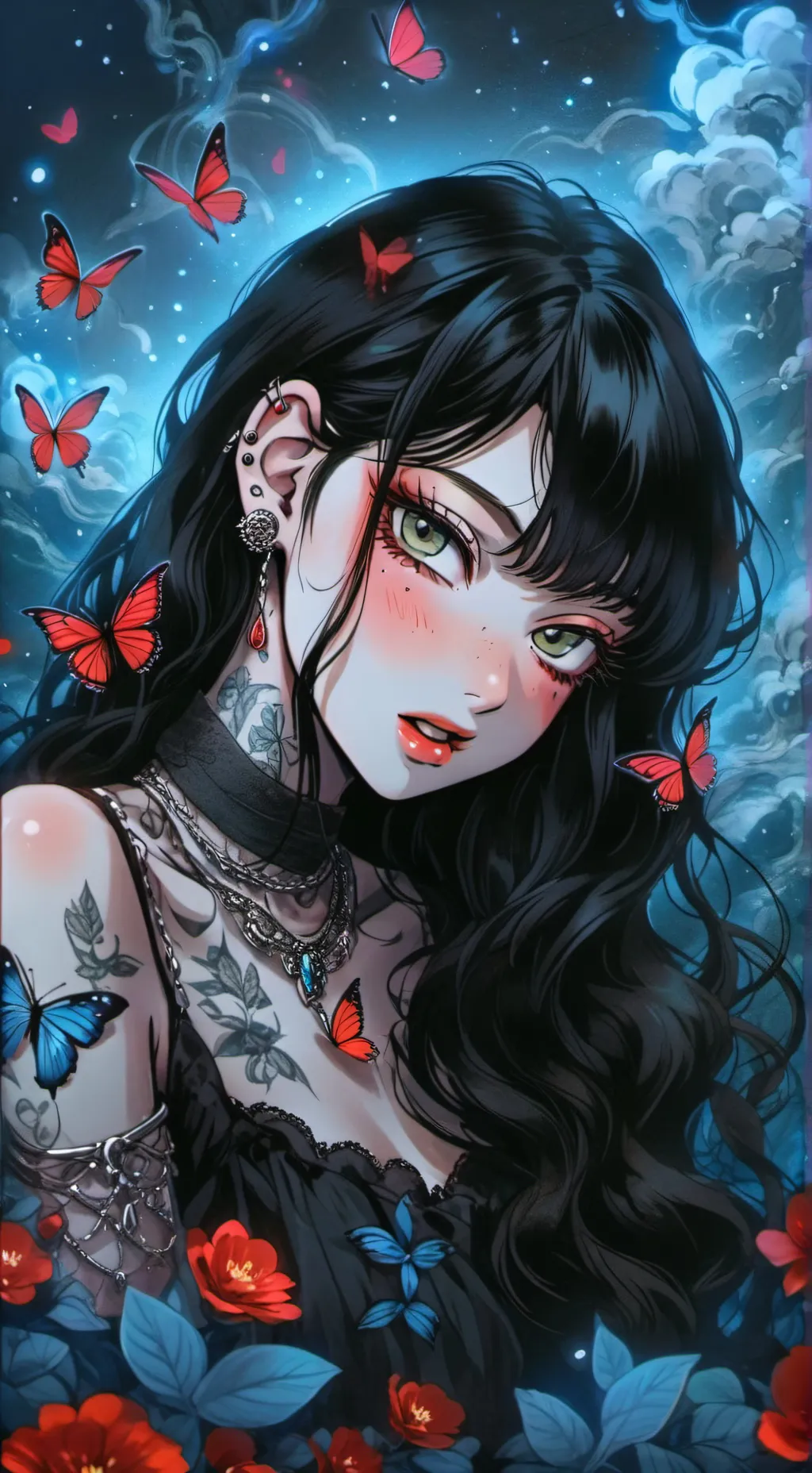 ai character: Ayame background