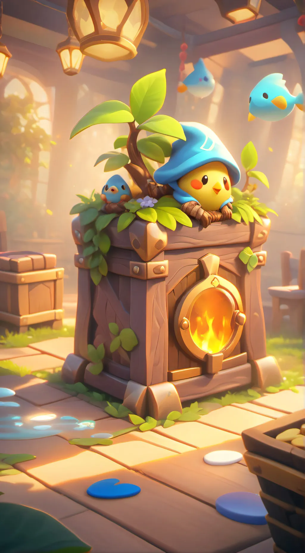 ai character: таин. шкаф background