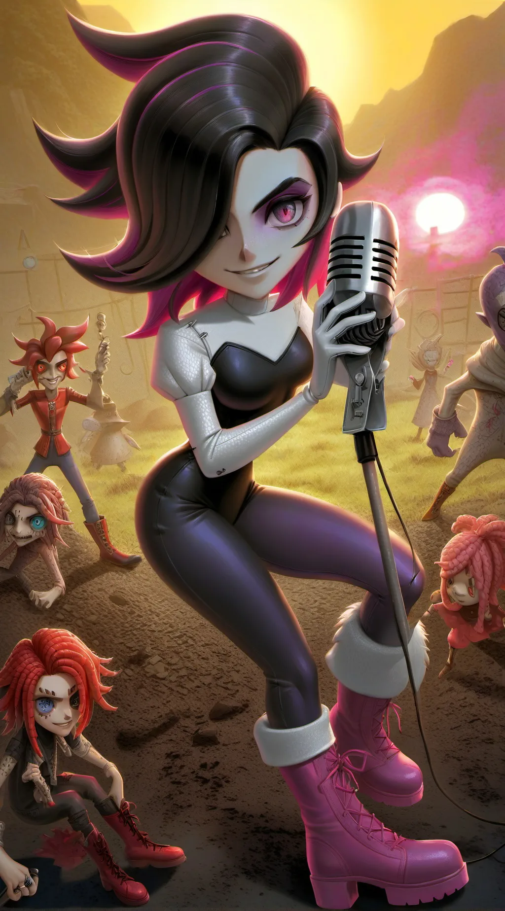 ai character: Katy Tanaka background