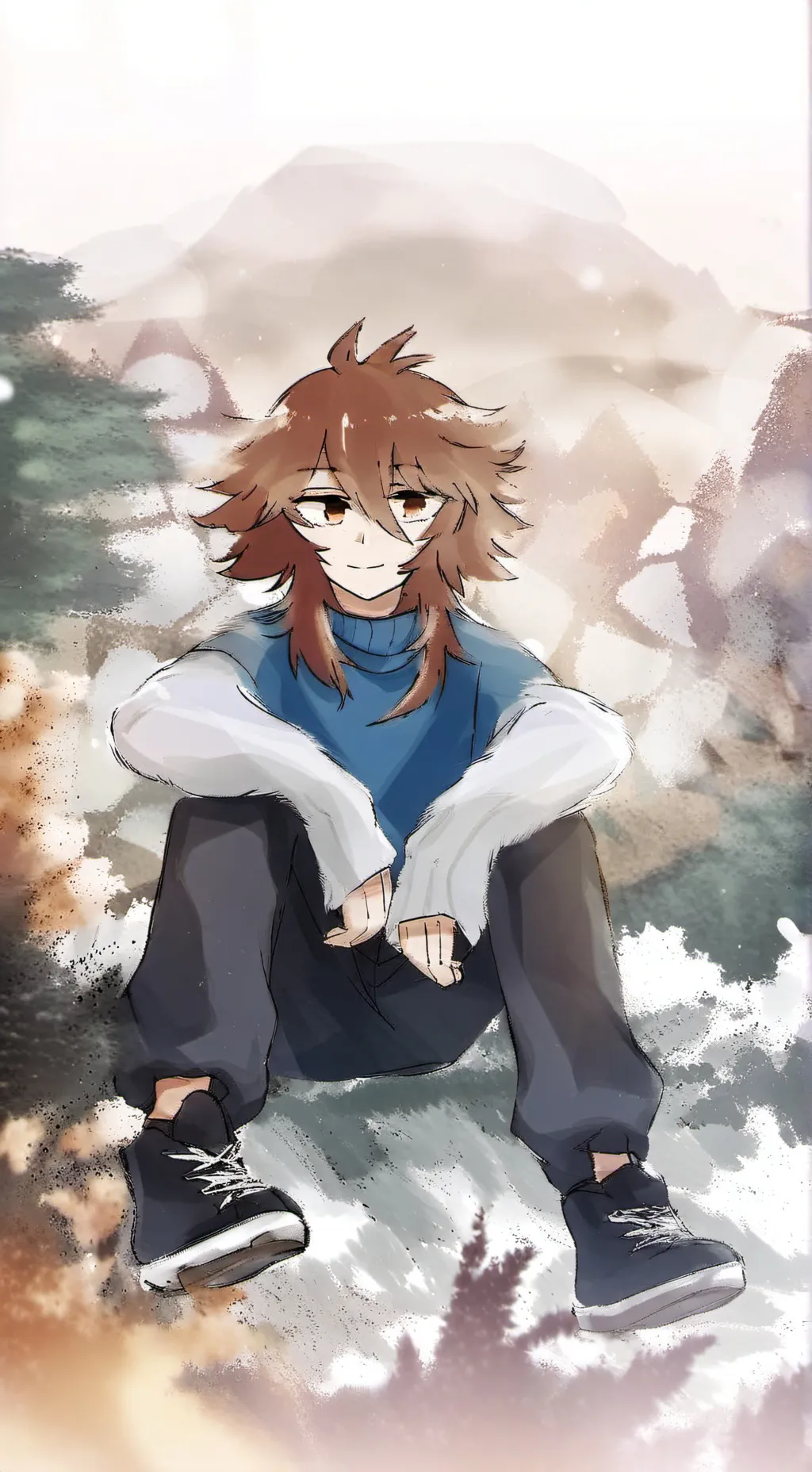 ai character: MY SCHOOL!!!💬 background
