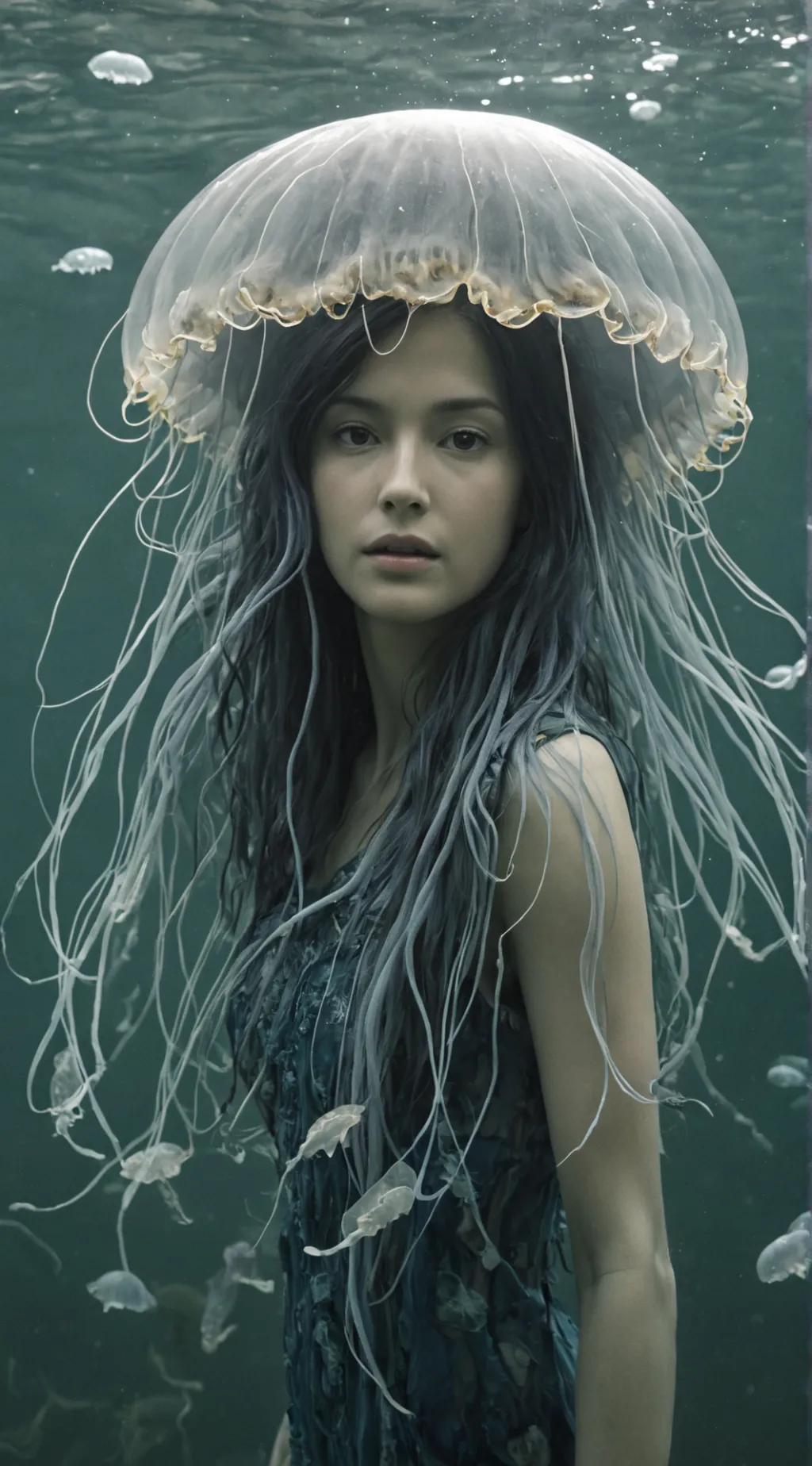 ai character: Jellyfish background