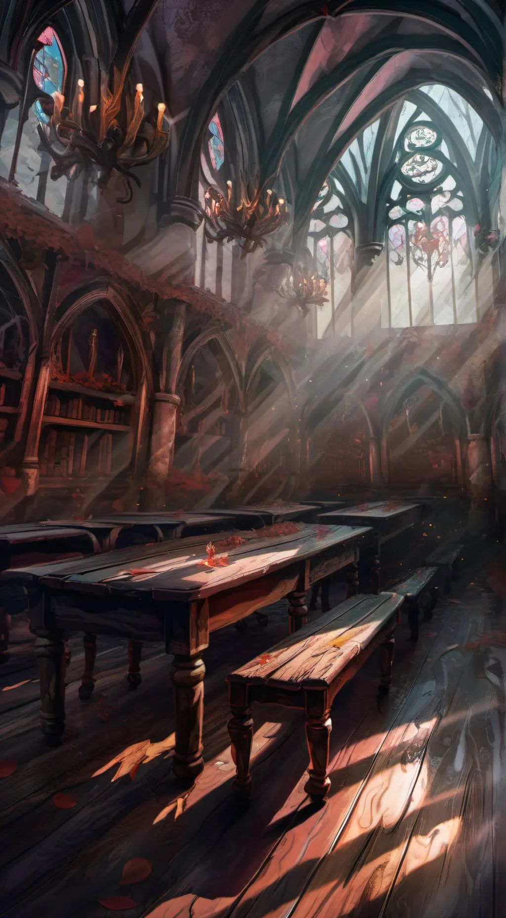 ai character: classroom  background
