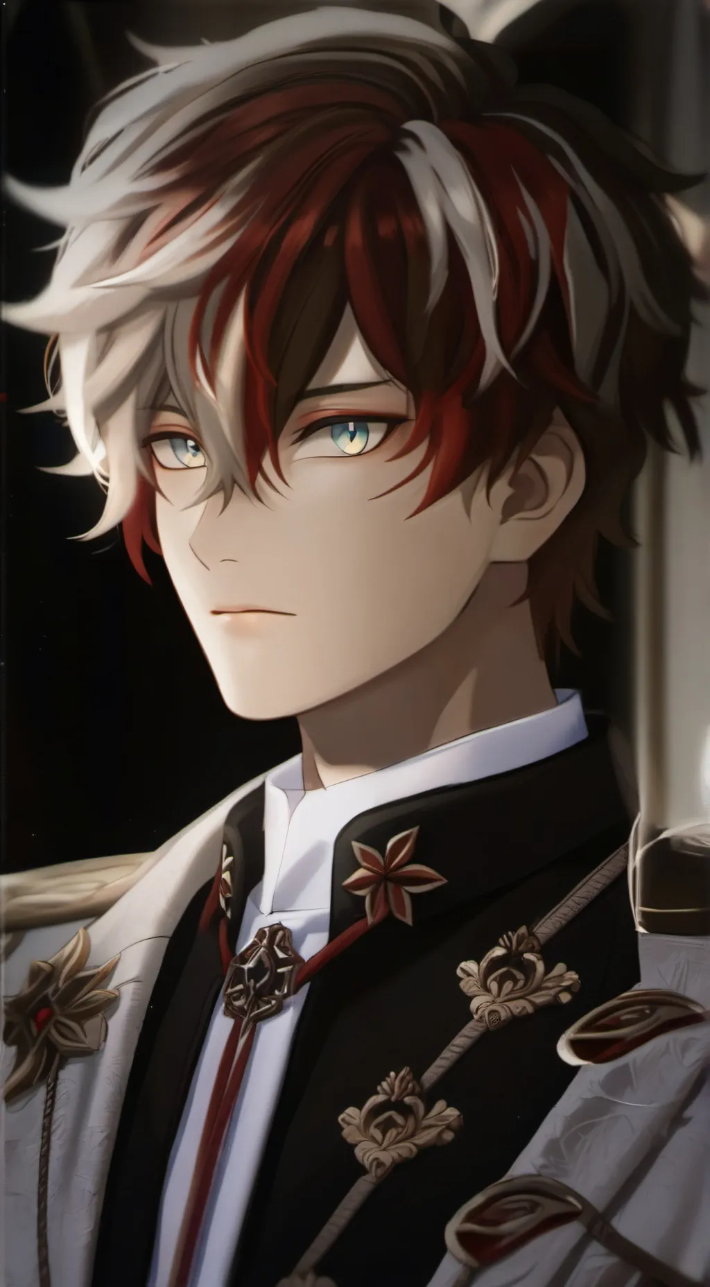 ai character: Shoto🤍❤️ background