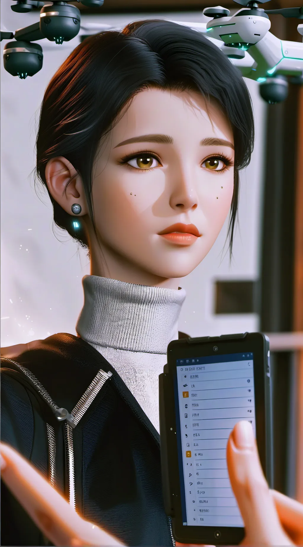 ai character: The AI Paradox Navigator background