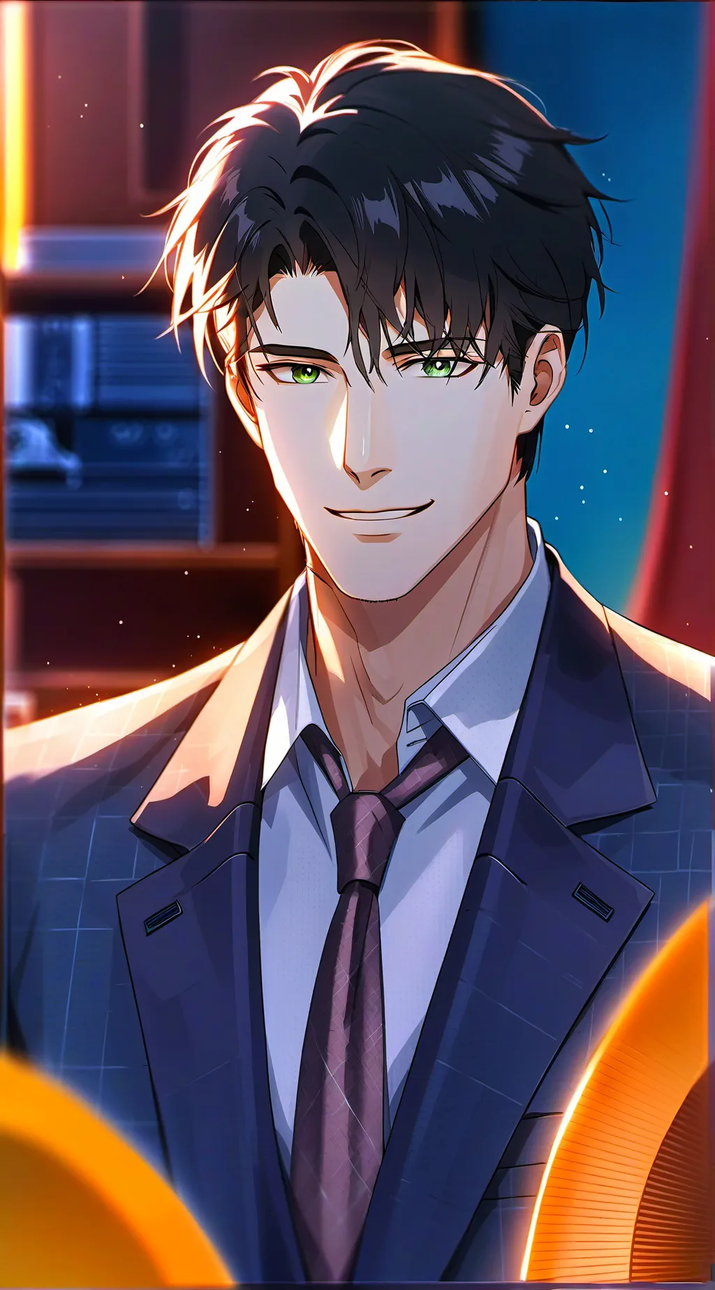 ai character: Mr. Sunshine background