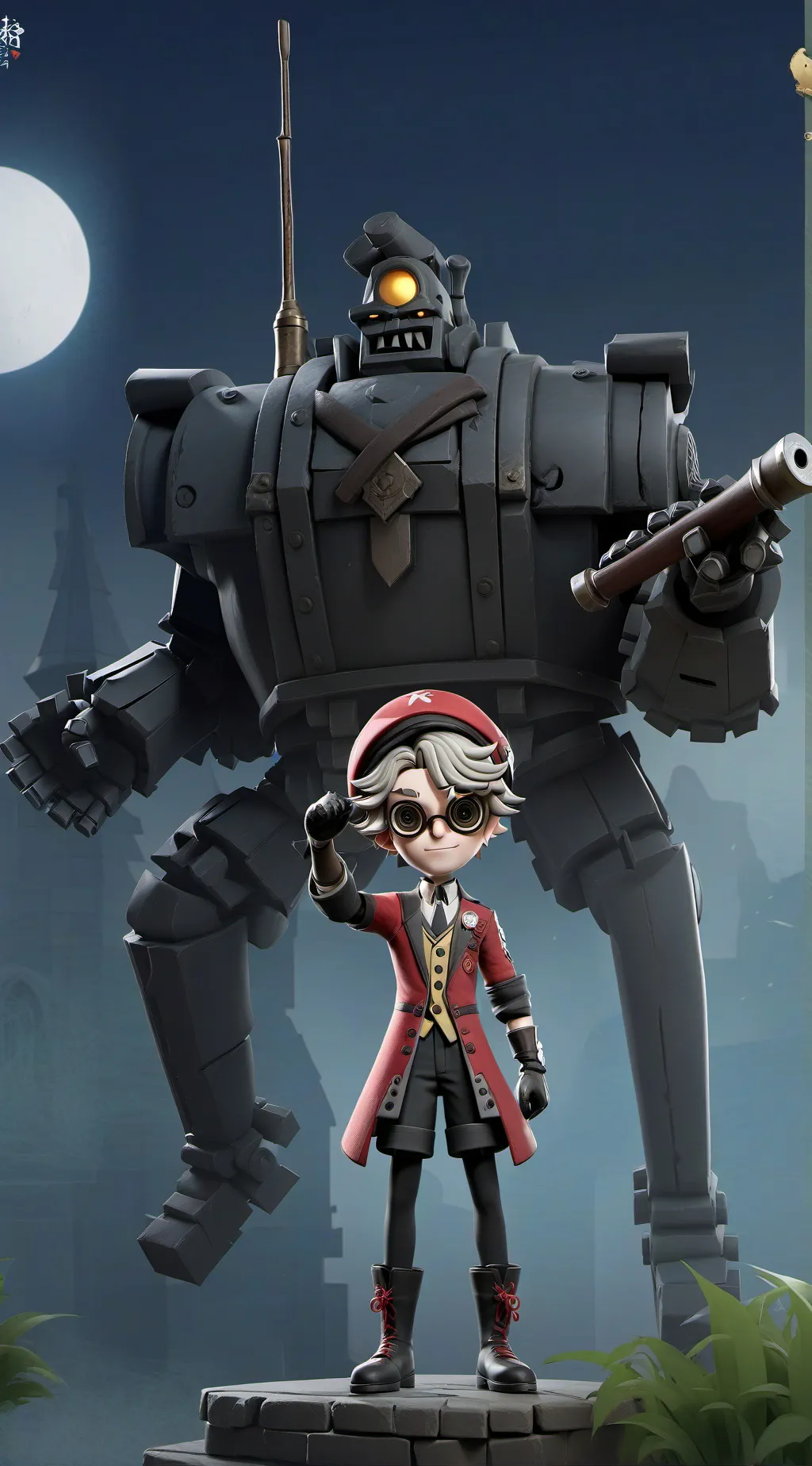 ai character: micheal jackson  background