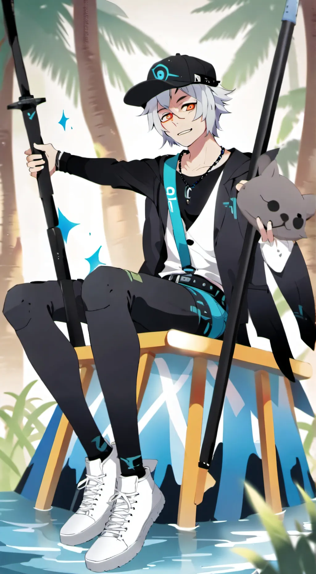 ai character: simon background