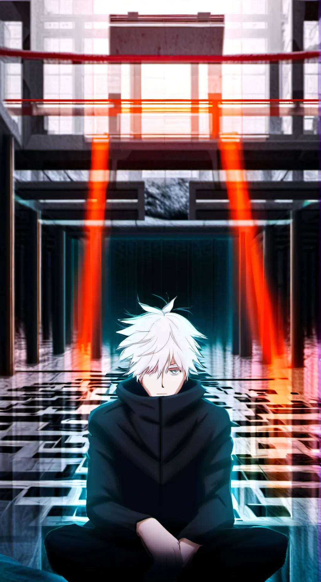 ai character: GOJO background