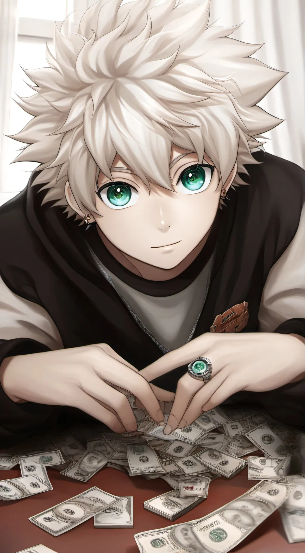 ai character: Bakudeku background
