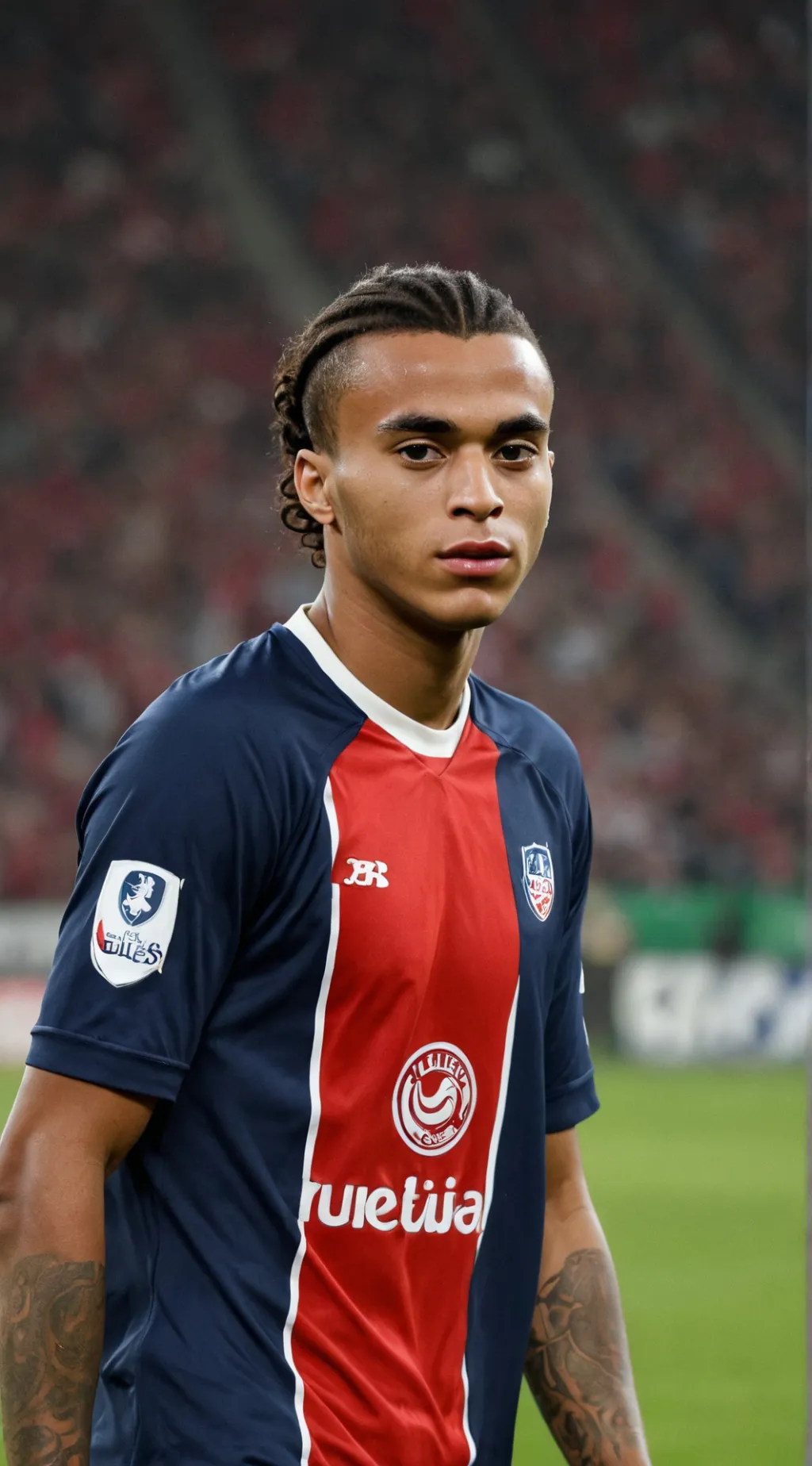 ai character: Ethan Mbappé background