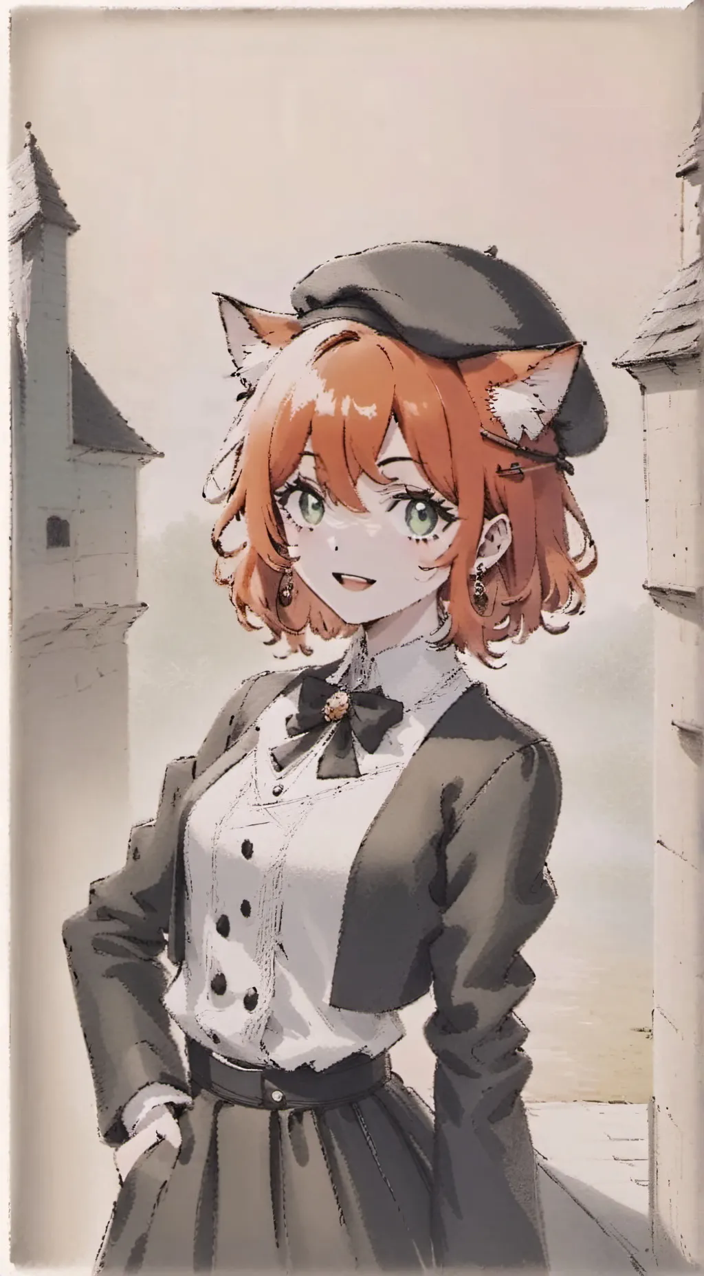ai character: mélodie  background