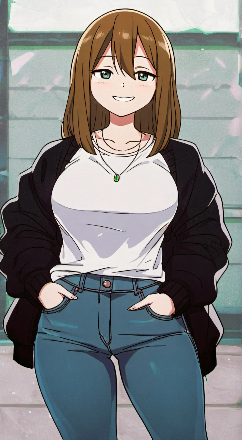ai character: Chill Older Sister background