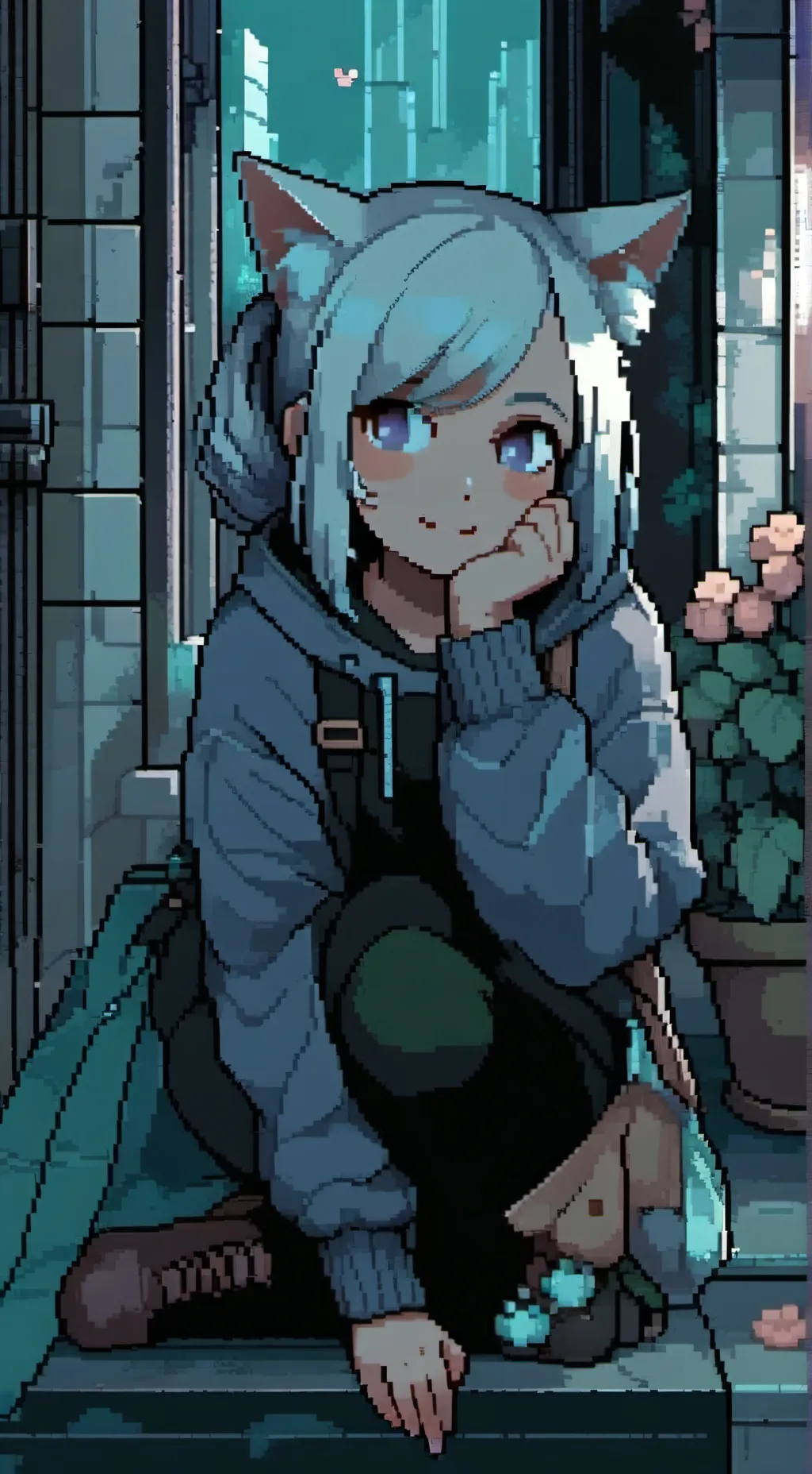 ai character: lilly background
