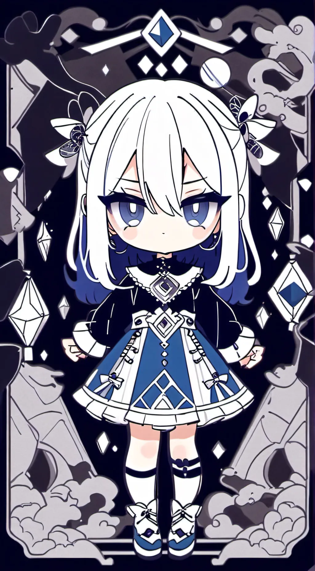 ai character: Vanilla/ Lola background