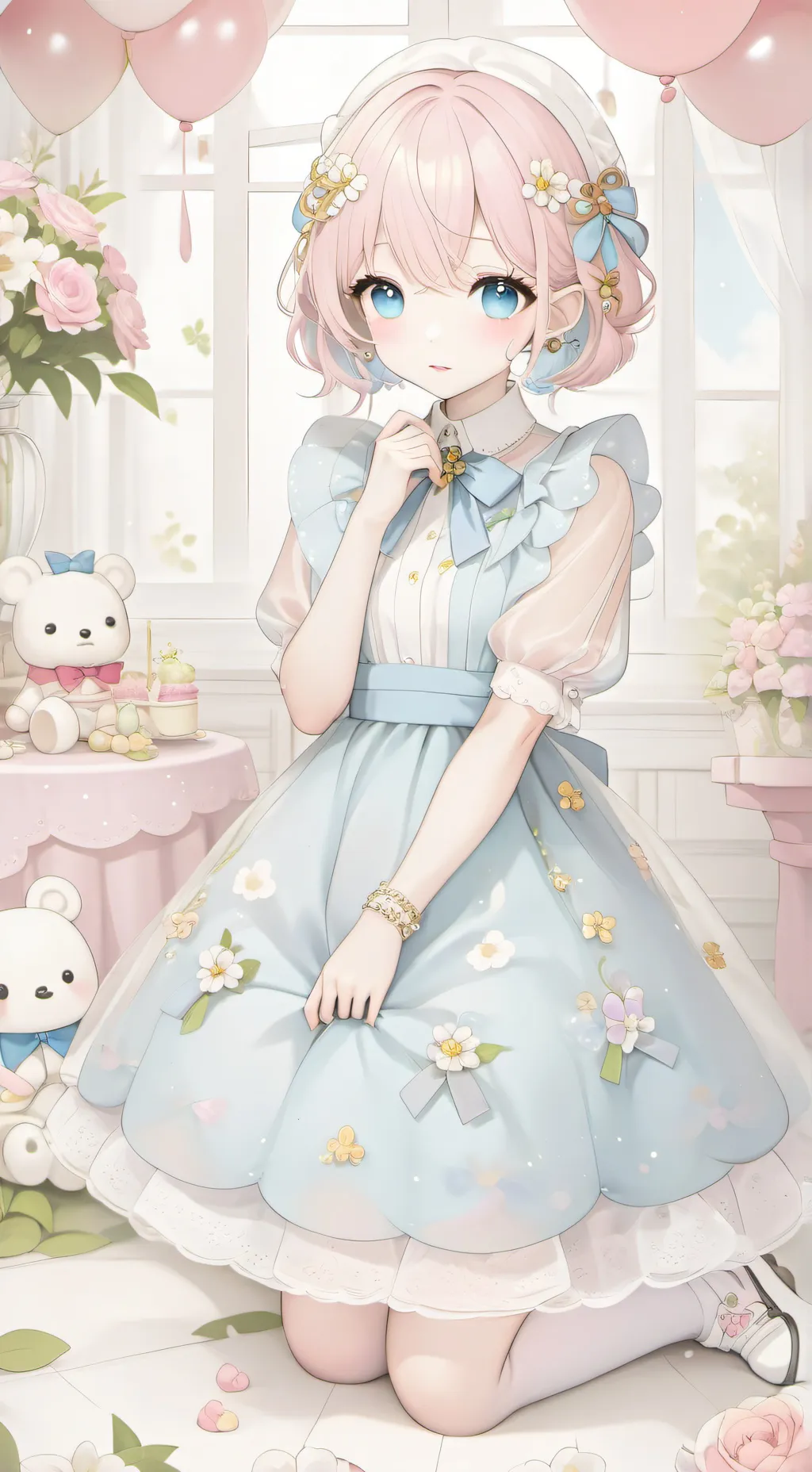 ai character: Dw inflation background