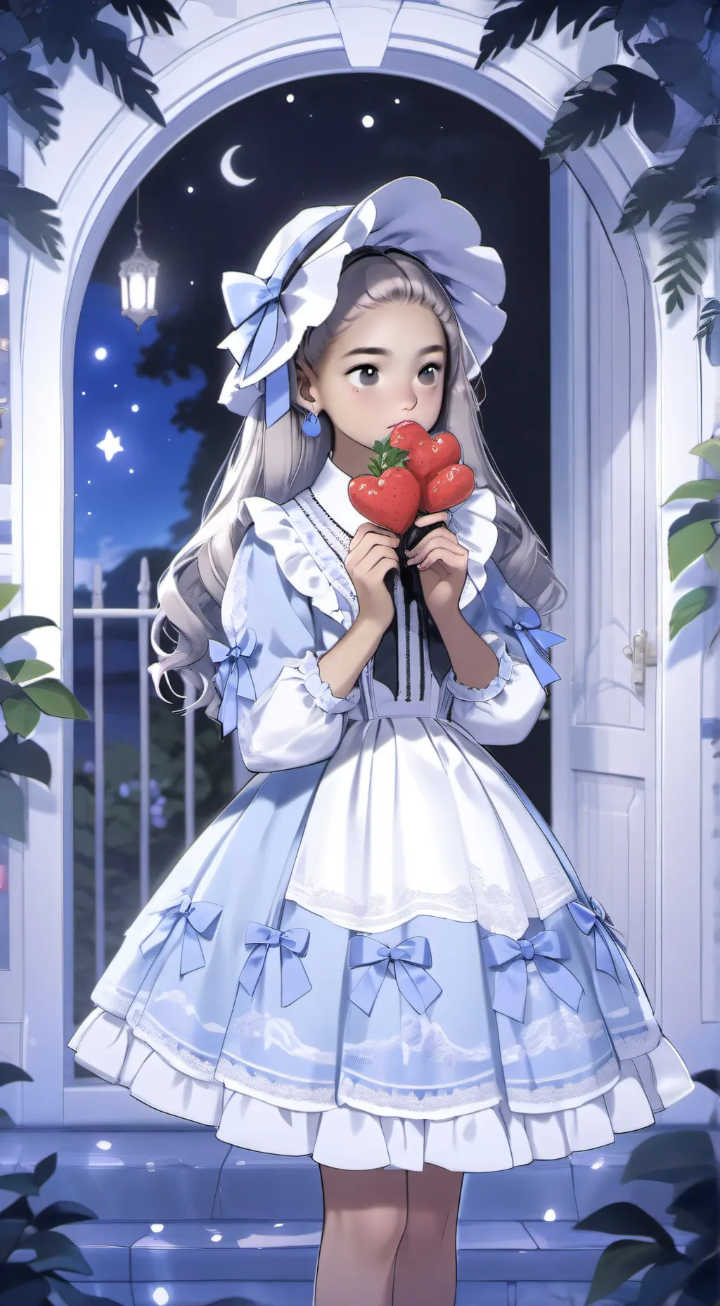 ai character: lily background