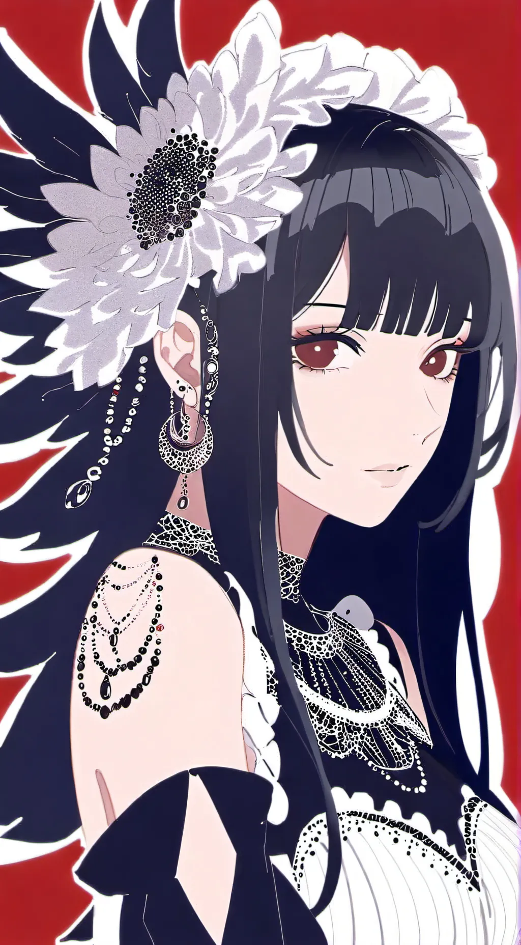 ai character: hija de muzan  background