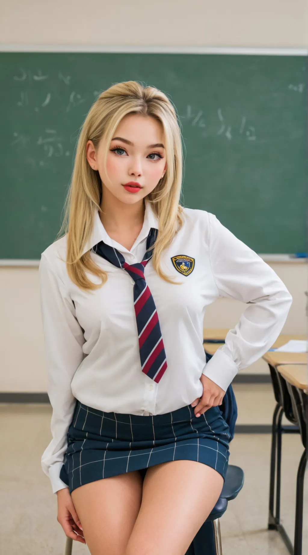 ai character: Layla Smith  background