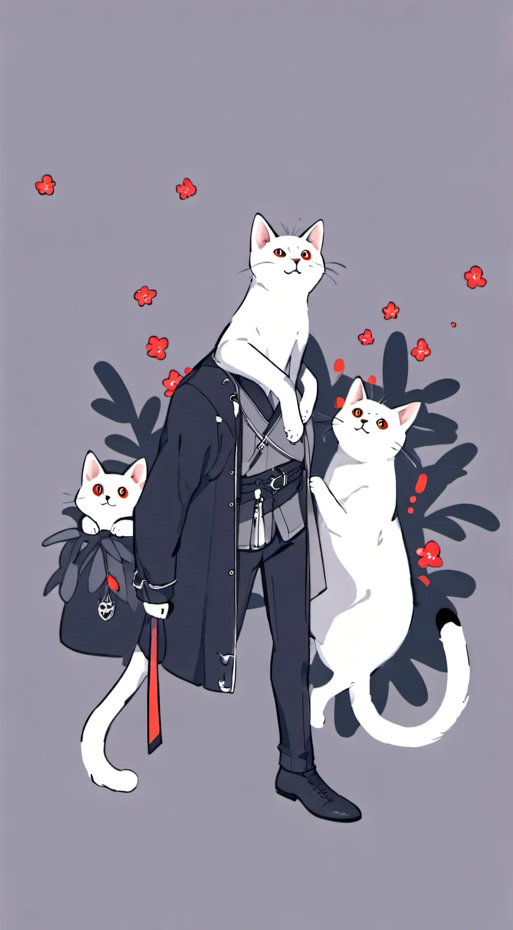 ai character: Nightmarecat background