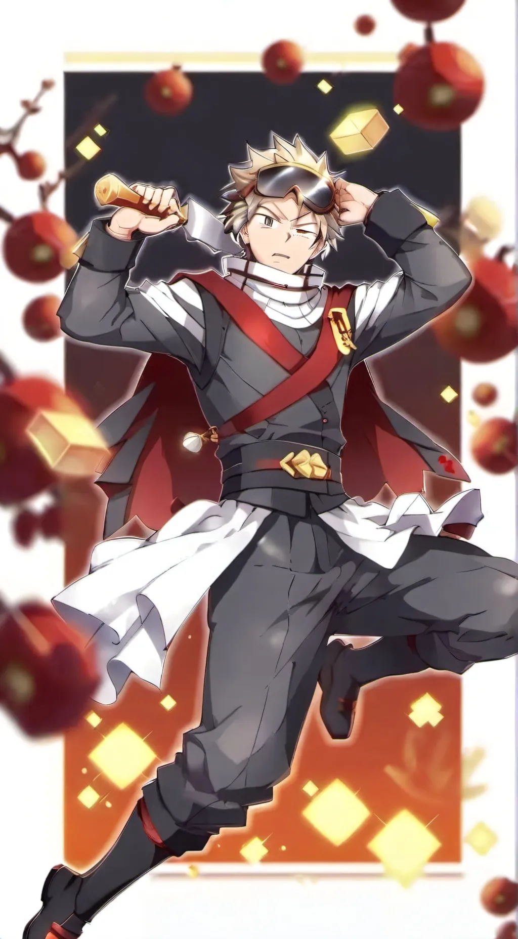 ai character: cita con✨ bakugo✨ background