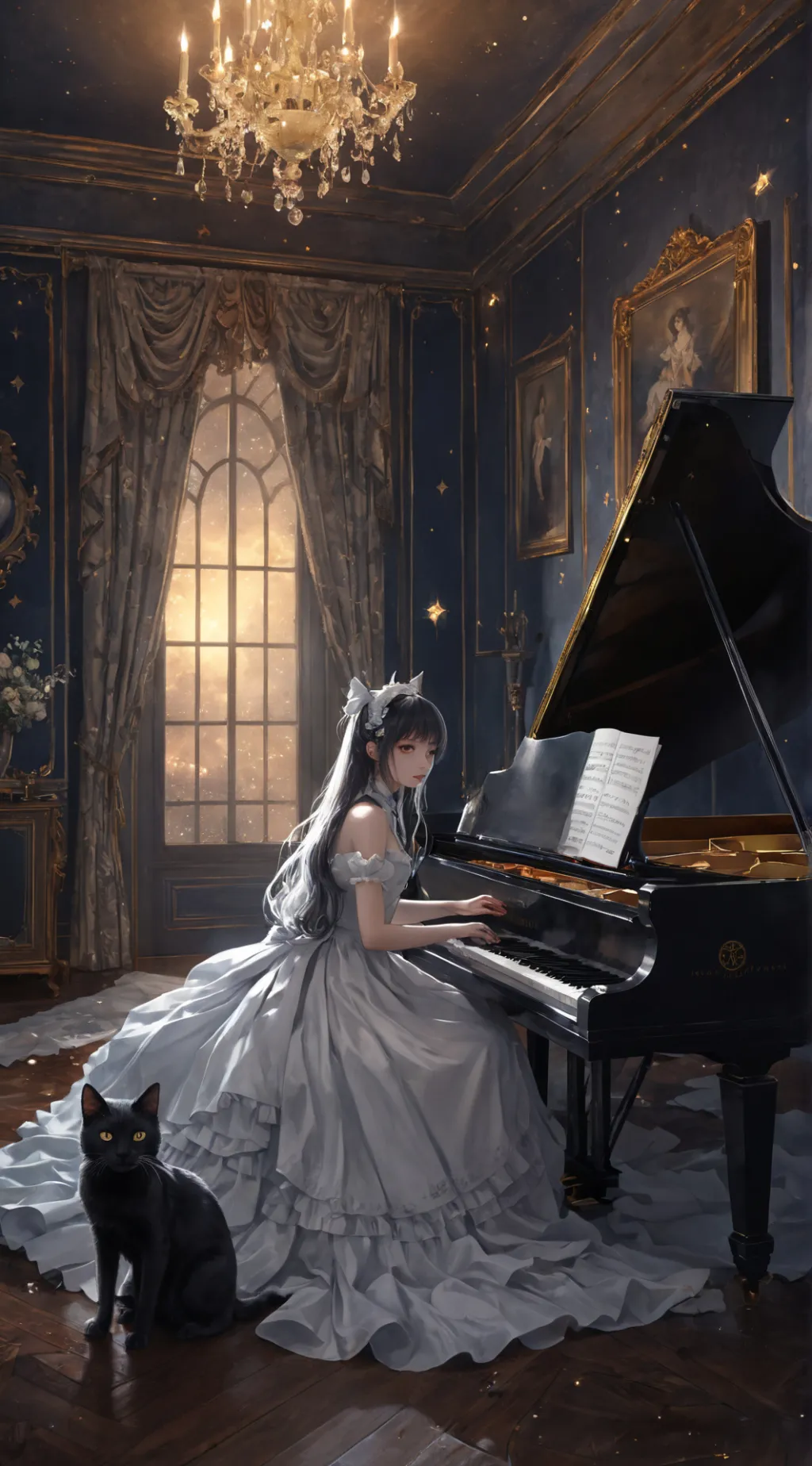 ai character: Lunaire background