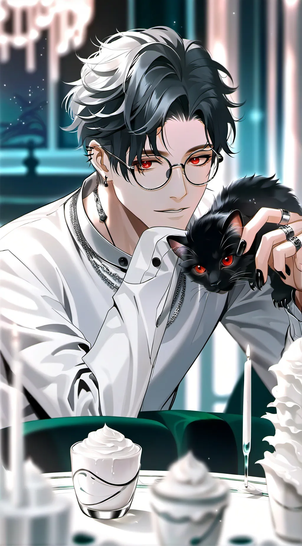 ai character: 🧧Ash~🍚 background