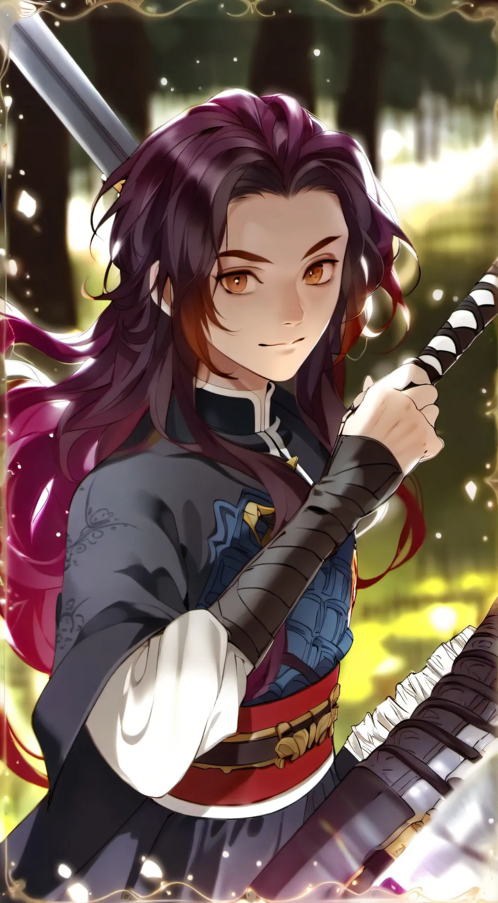 ai character: Kny hbr  background