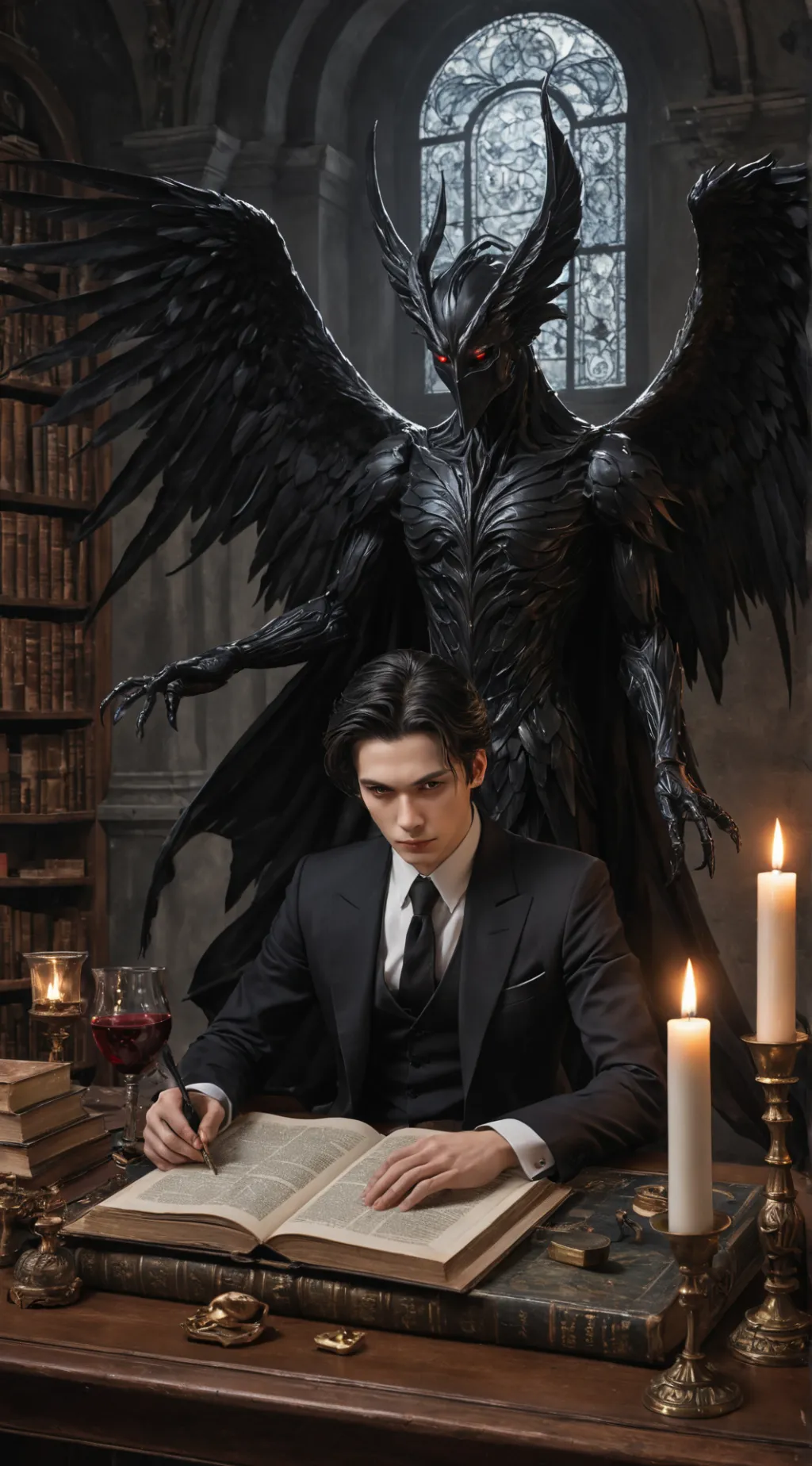 ai character: Lucien background