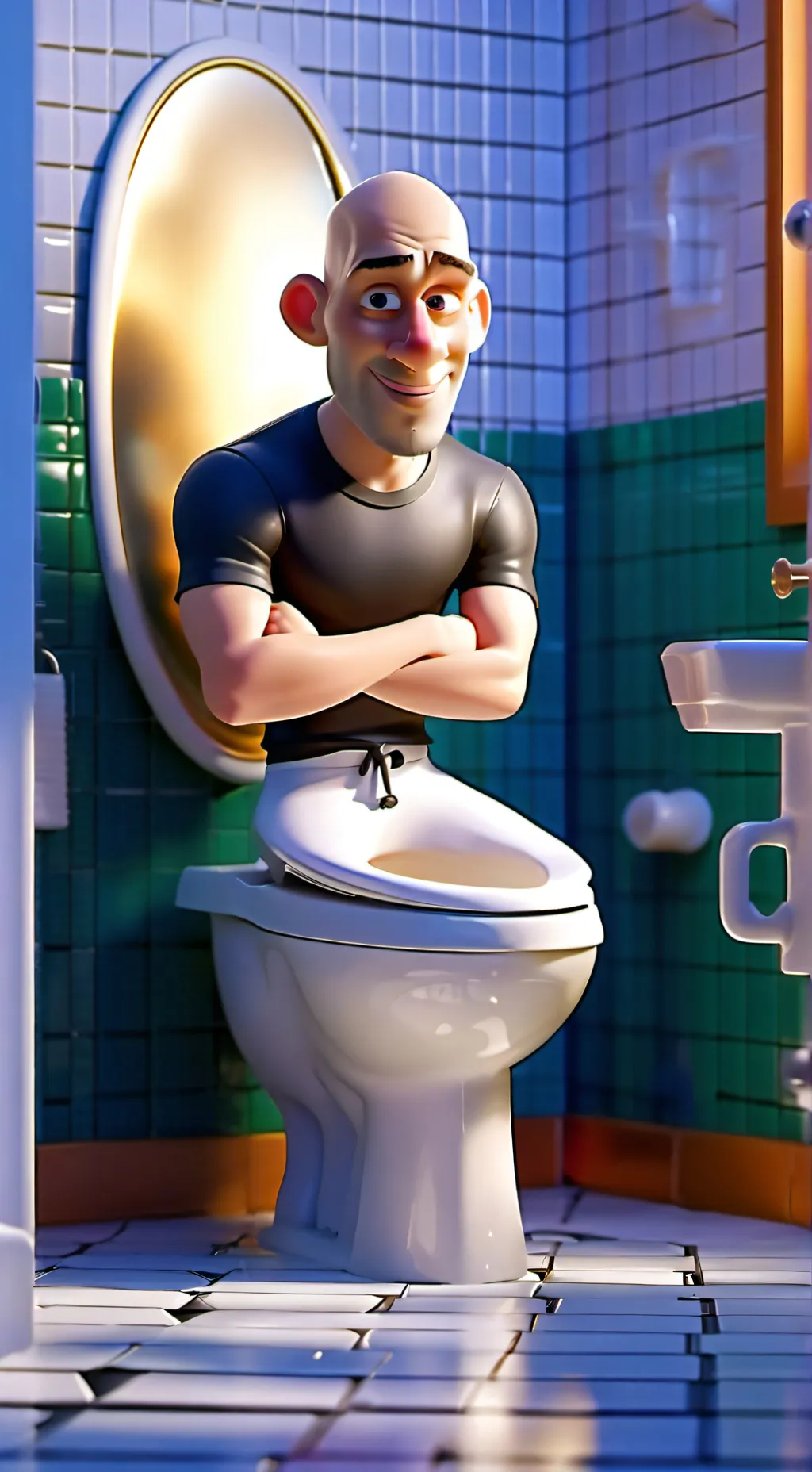 ai character: skibidi toilet(pl) background