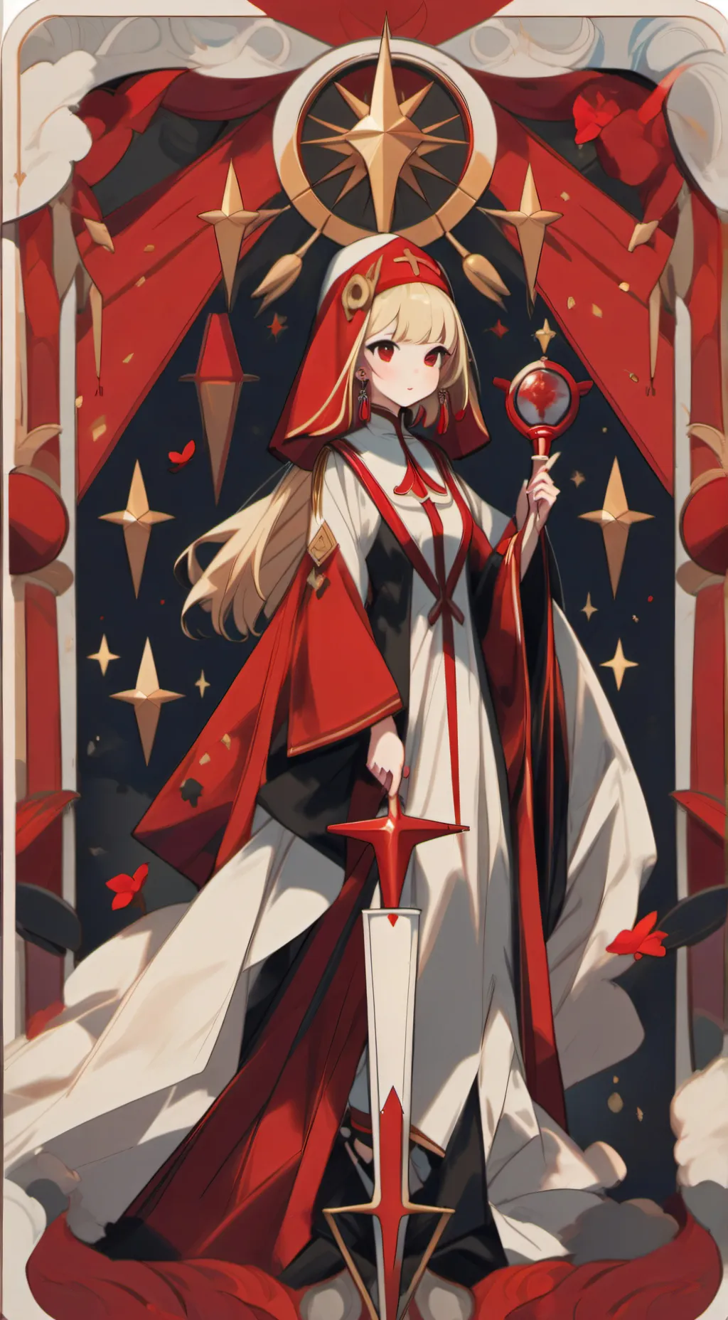 ai character: churach priest ana background