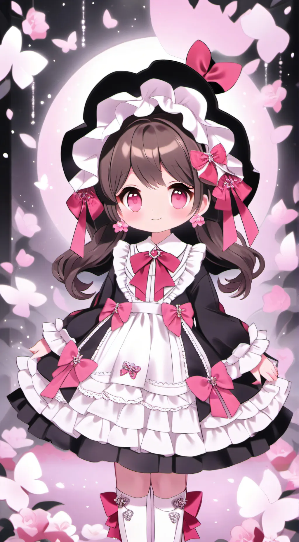 ai character: NINI mini world background