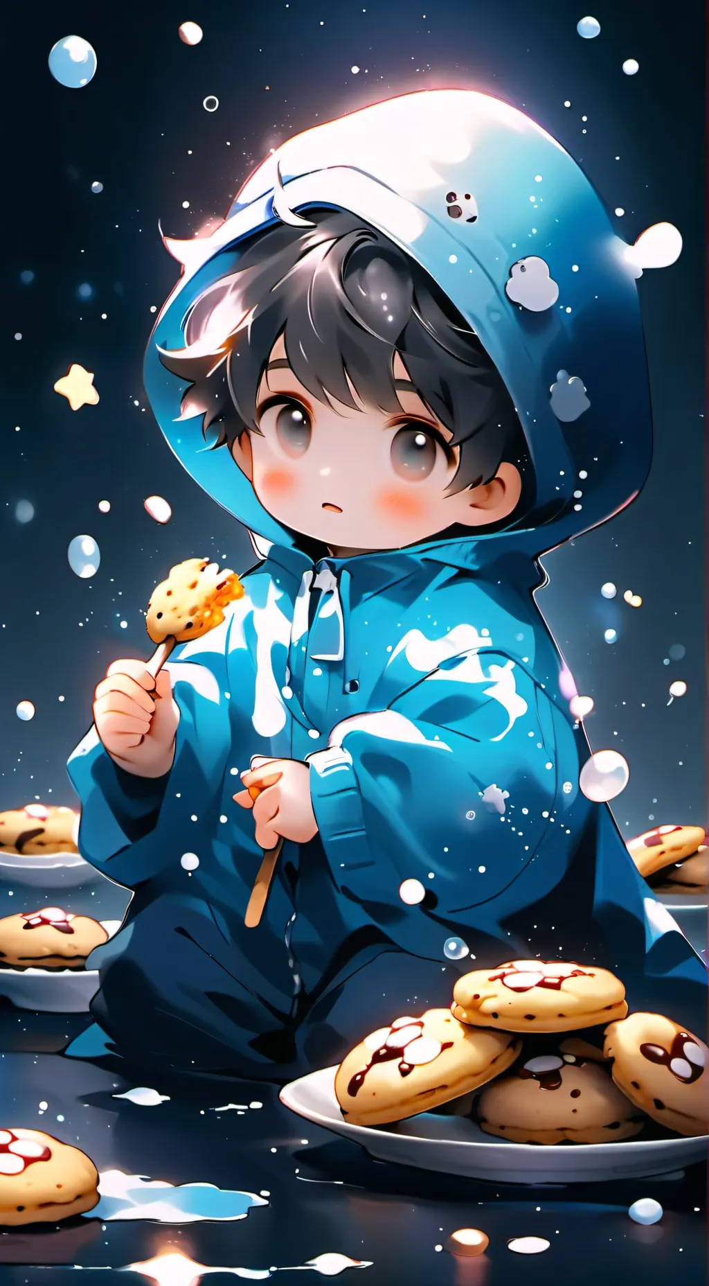 ai character: bean background