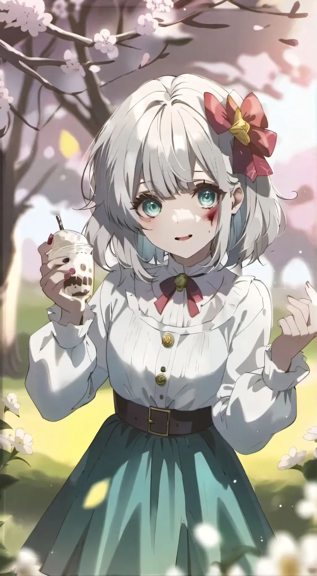 ai character: brianna zombie  background
