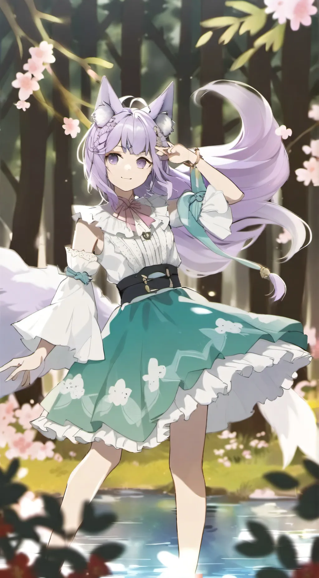 ai character: Maily  background