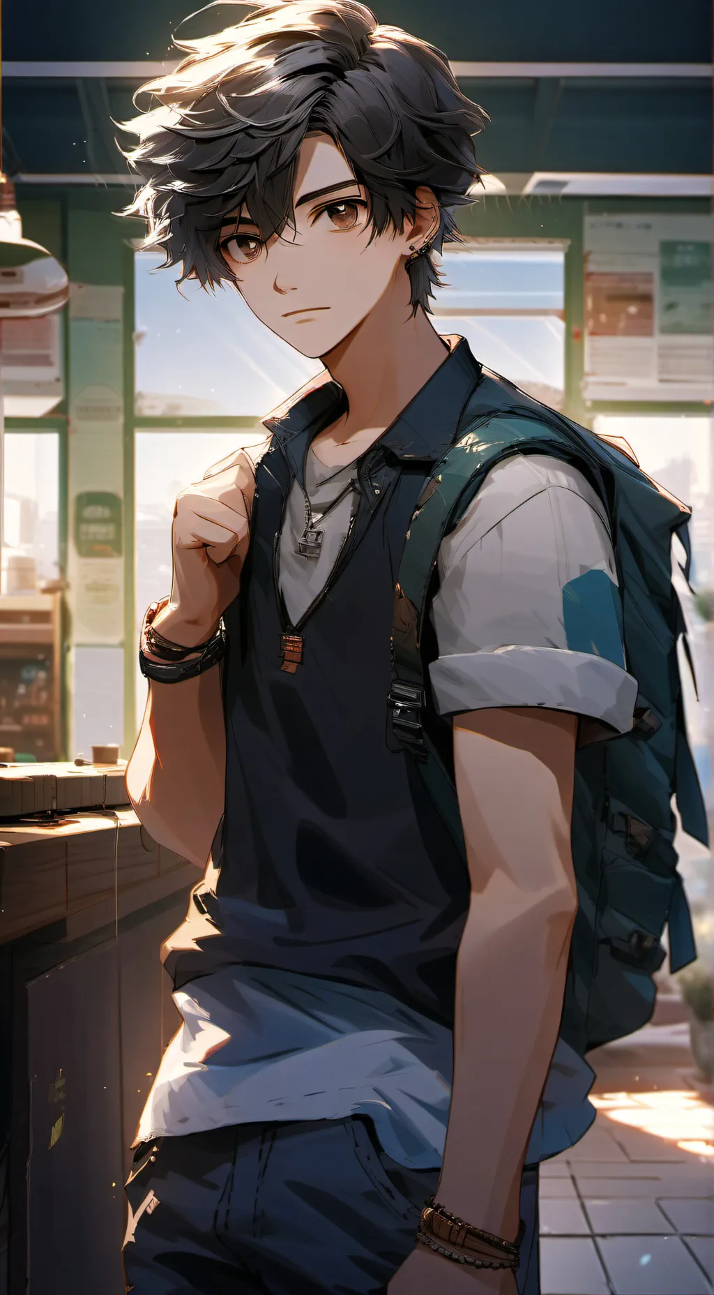 ai character: isi background