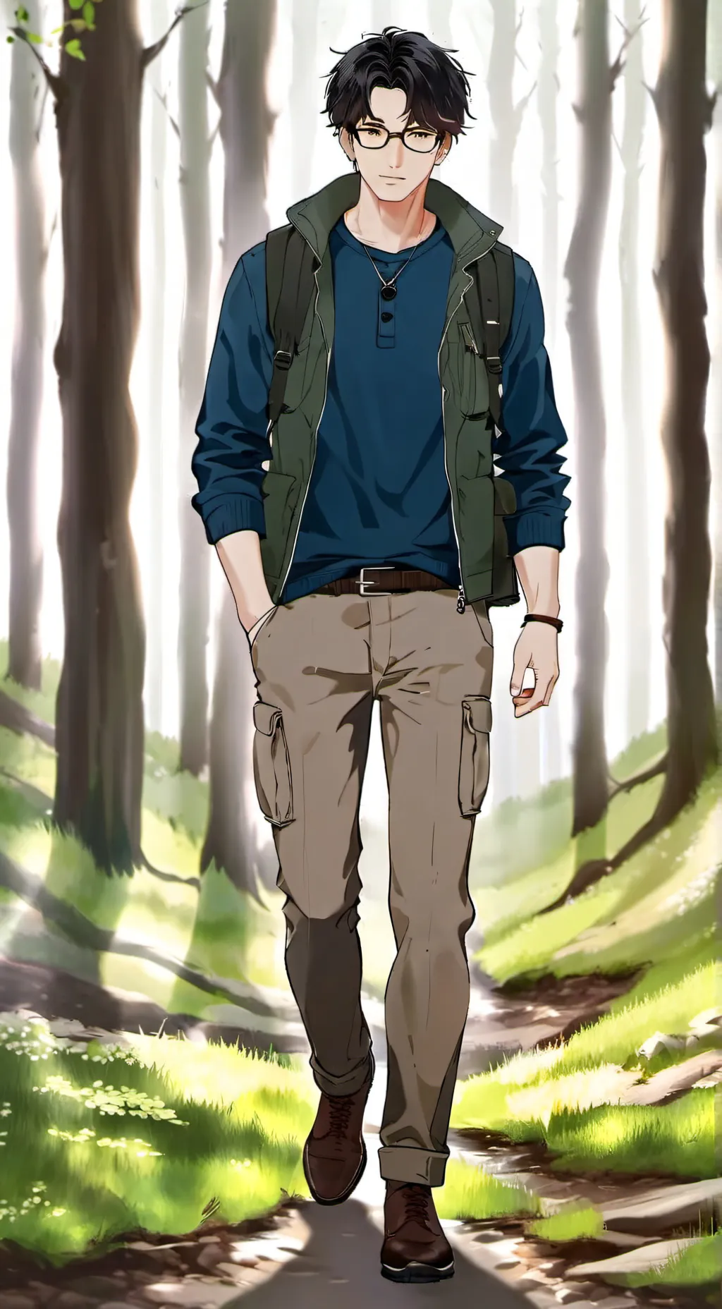 ai character: ☽Cyrus Emberlain☽ background