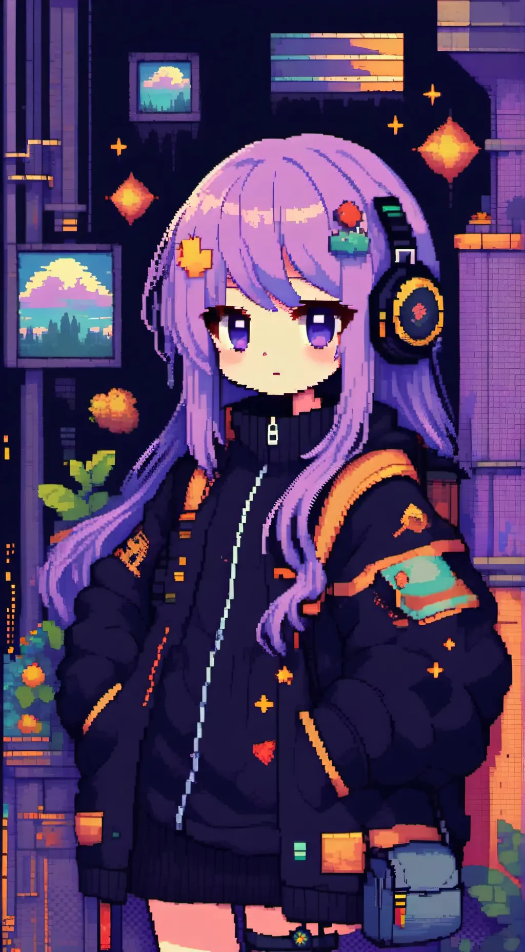 ai character: mine cousin serina background